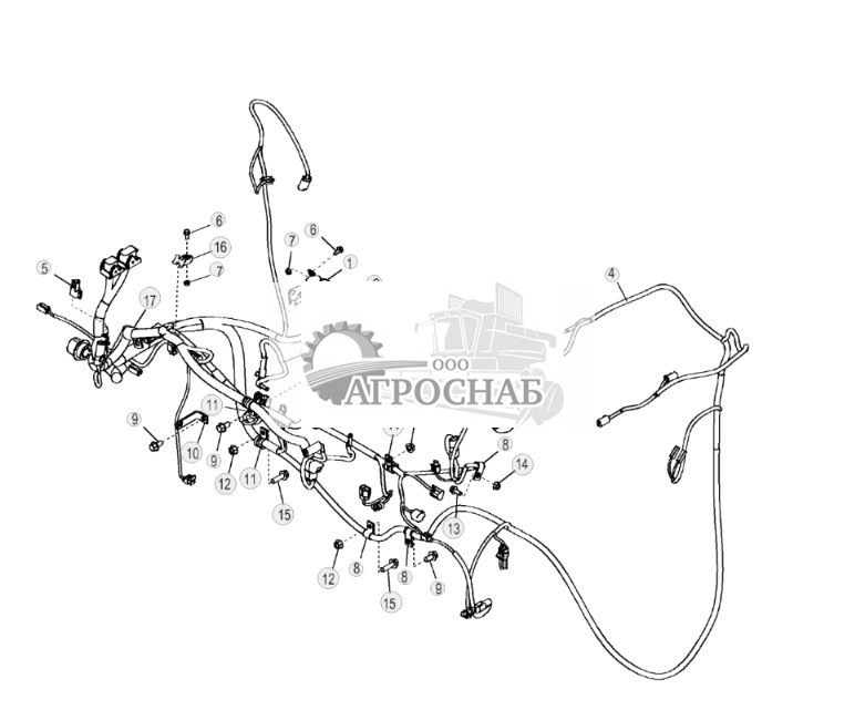 Жгут проводов двигателя (219963 - ) - ST721514 195.jpg